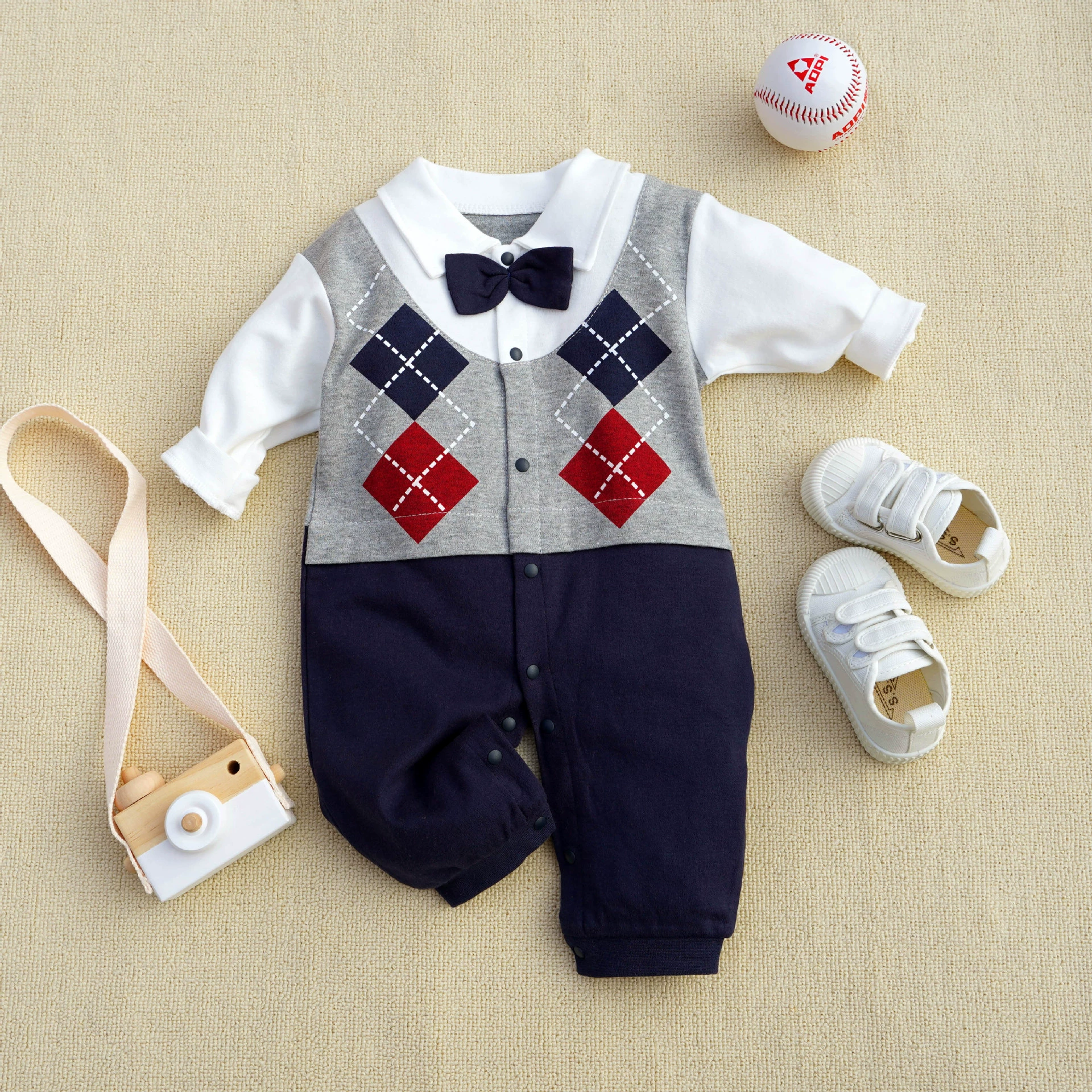 Autumn cotton long-sleeve, bodysuit, for import