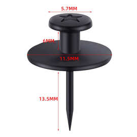 锌合金双头图片挂钉 小头拇指钉挂墙图片别针钥匙挂钩五角星尖钉