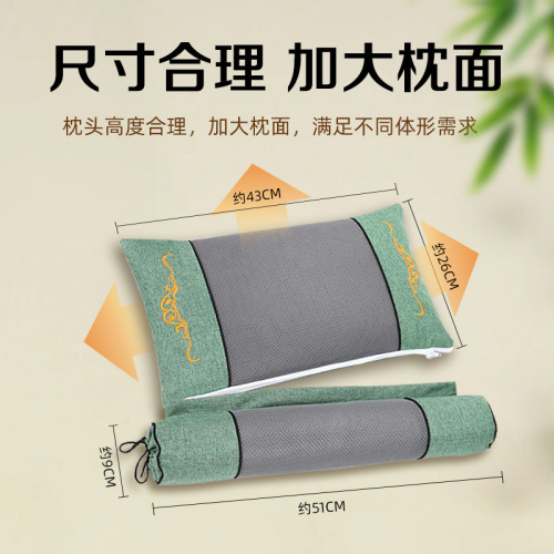 Ai grass pillow health moxa therapy pillow wholesale Chinese medicine pillow sleep aid health care pillow buckwheat pillow neck protection cervical pillow