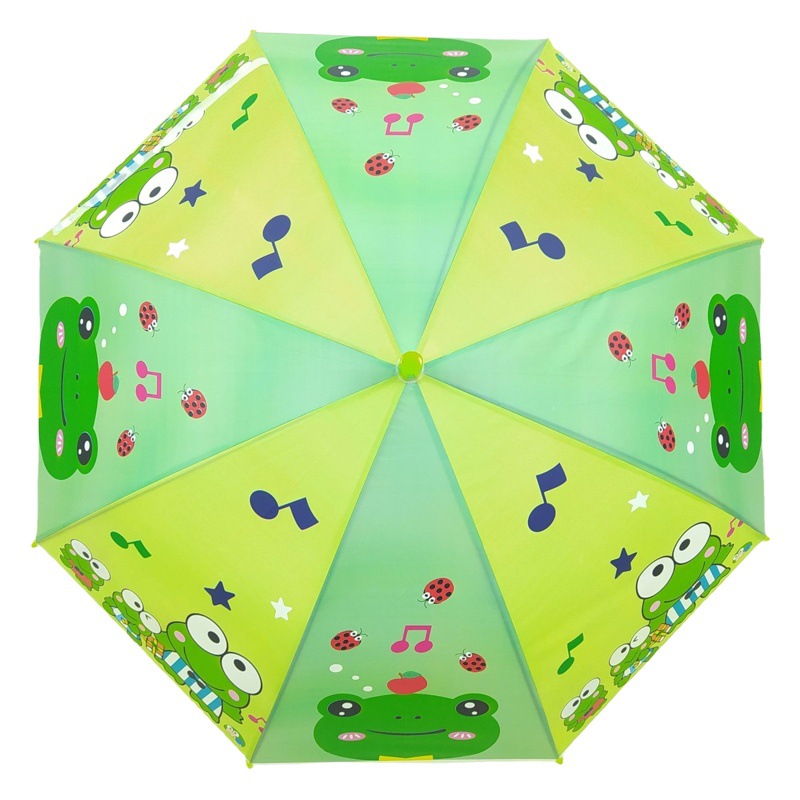 Creative fresh Children's umbrella cartoon student umbrella portable safety 8 bone automatic long handle umbrella manufacturers wholesale