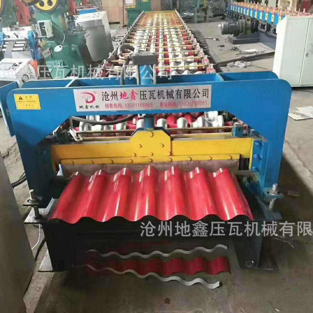 沧州地鑫压瓦机 供应彩钢780大圆弧设备压瓦机 冷弯成型机