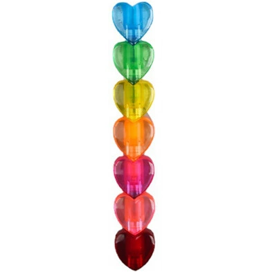 Style 4, a whole set of 6 small pieces, with a cap and a translucent highlighter pen
