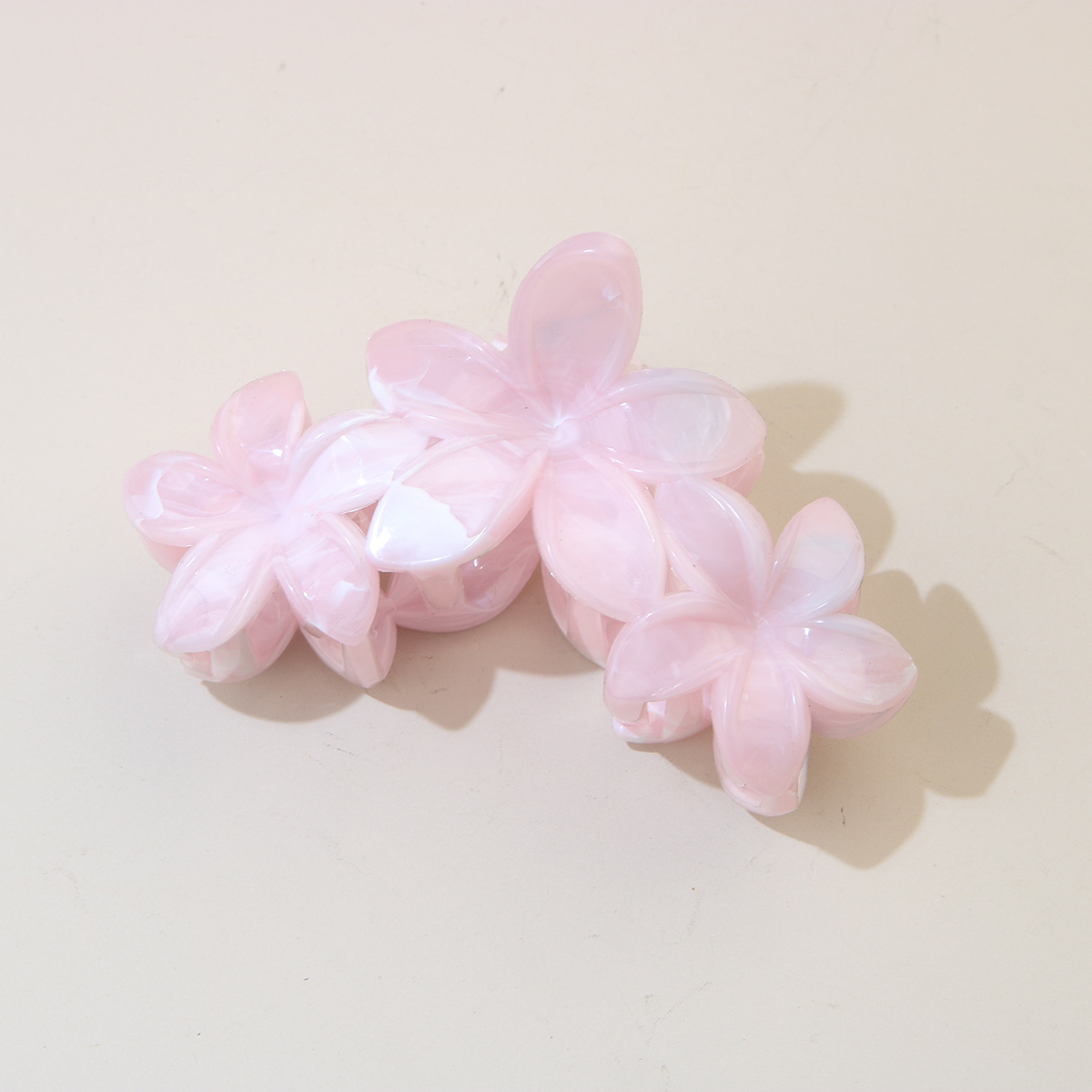 Cross-border nueva serie ABS clip de agarre coreano cabeza trasera clip de cabello tocado de alta calidad flores clip de tiburón mujer image 64