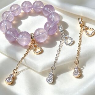 �߱�ɫ�~�18K��M荺��J������ʯ��������diyˮ���ִ������