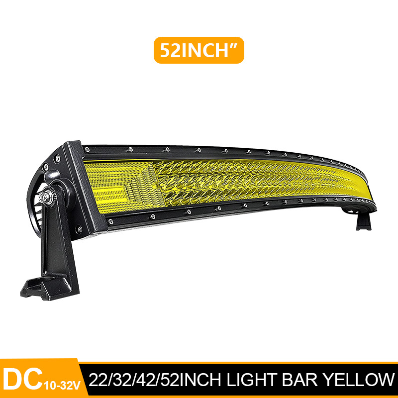 노란색 곡선 52 인치