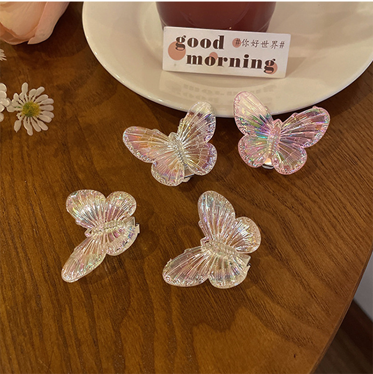 Cute Butterfly Arylic Hair Clip display picture 2