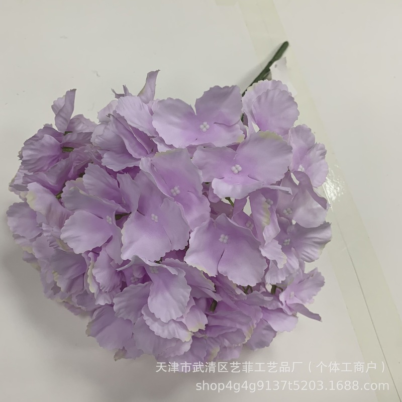 仿真花束5头无叶绣球婚庆假花路引装饰外贸跨境仿真绣球假花家居|undefined