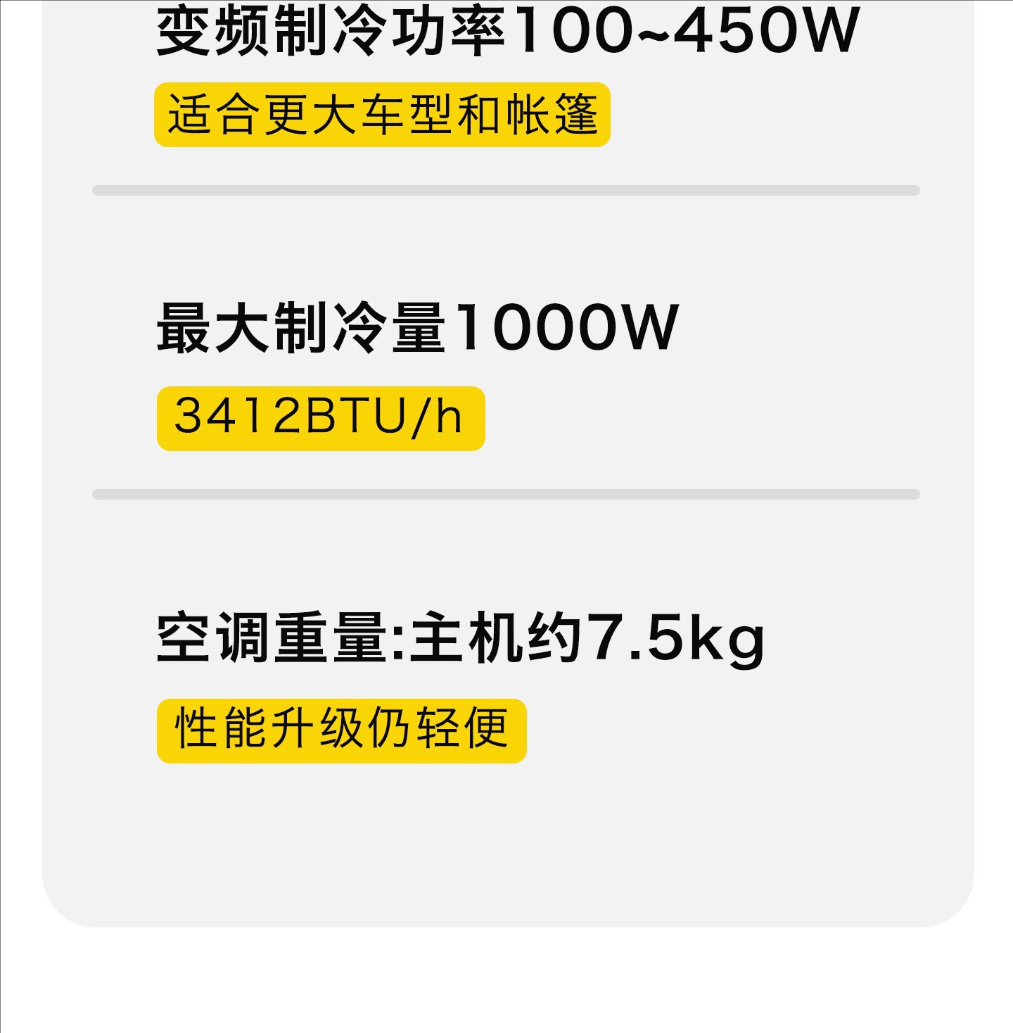 Window-Mounted Car Air Conditioner, Outdoor Tent Camping Mobile Air Compressor, Refrigeration for Rv, Small Air Conditioner Without External Unit