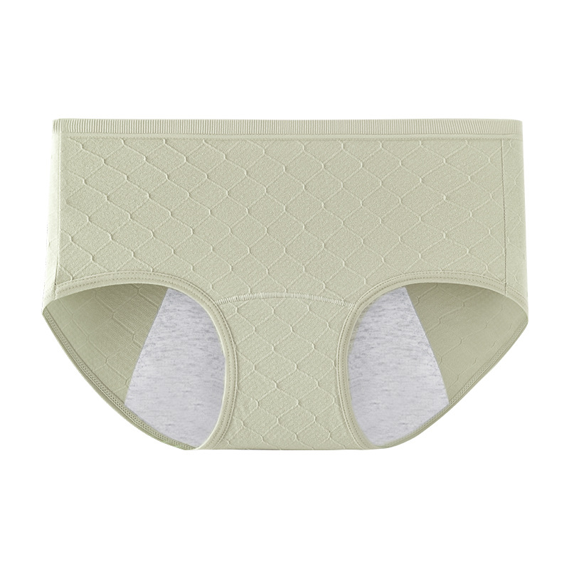 Ropa interior fisiológica de algodón puro para mujer entrepierna alargada 7A algodón antibacteriano período menstrual a prueba de fugas período período período período período tía pantalones de seguridad nuevo