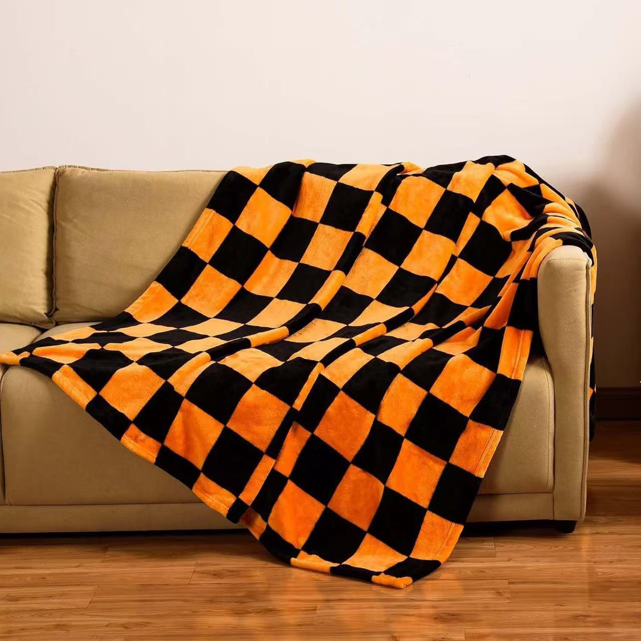 Cross-border bestseller: multi-style leopard print plaid flannel blanket, sofa throw blanket, digital print blanket, nap blanket
