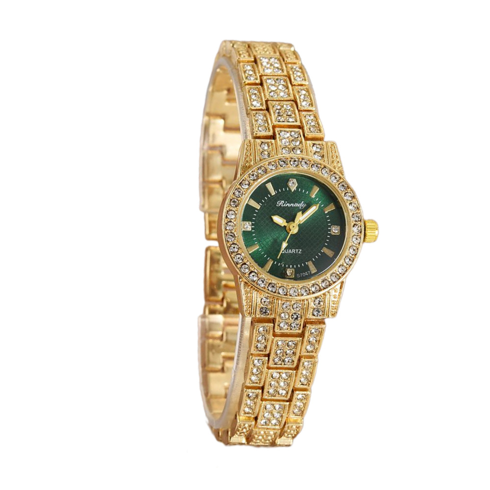 Comercio exterior nuevo reloj de cinturón de acero para estudiantes de moda tendencia de barra literal estilo de cinturón de acero con incrustaciones de diamantes reloj de mujer