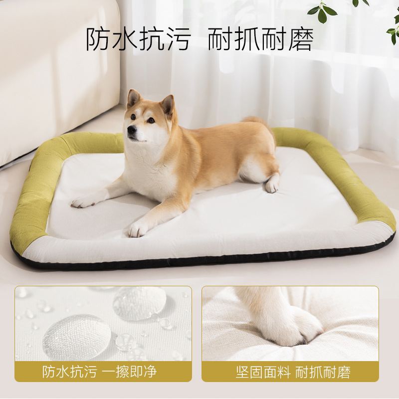 Perro impermeable y resistente a morder en primavera y verano, estera para perros de cuatro estaciones, perrera para perros grande, cama para perros Golden Retriever, nido para mascotas, nido para gatos