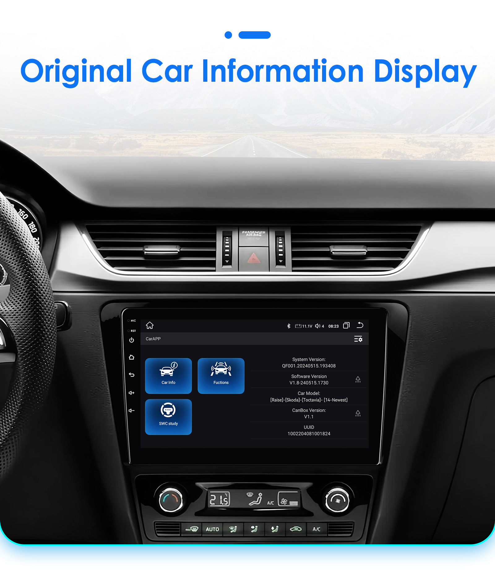 Cross-border applicable to Volkswagen Skoda Ming Rui 13-18 Android large screen navigation GPS reversing image all-in-one machine