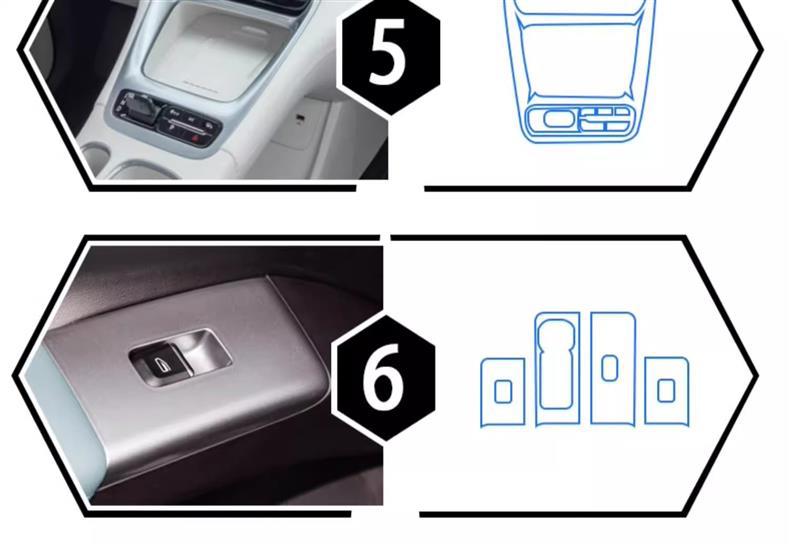 Suitable for 25 Geely Xingyuan Navigation Screen Tempered Film Central Control Interior Film Car Protective Film Modification Decoration