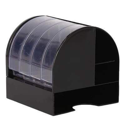 Creative and fashionable multifunctional pen holder, plastic pen holder, office stationery, storage round pen holder