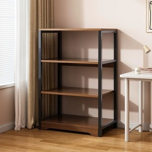 Bookshelf floor shelf wall-mounted simple book storage rack multi-layer desktop small shelf office display stand