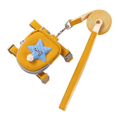 Dog leash vest type cat I-shaped anti-breakaway harness dog walking rope pet harness supplies wholesale