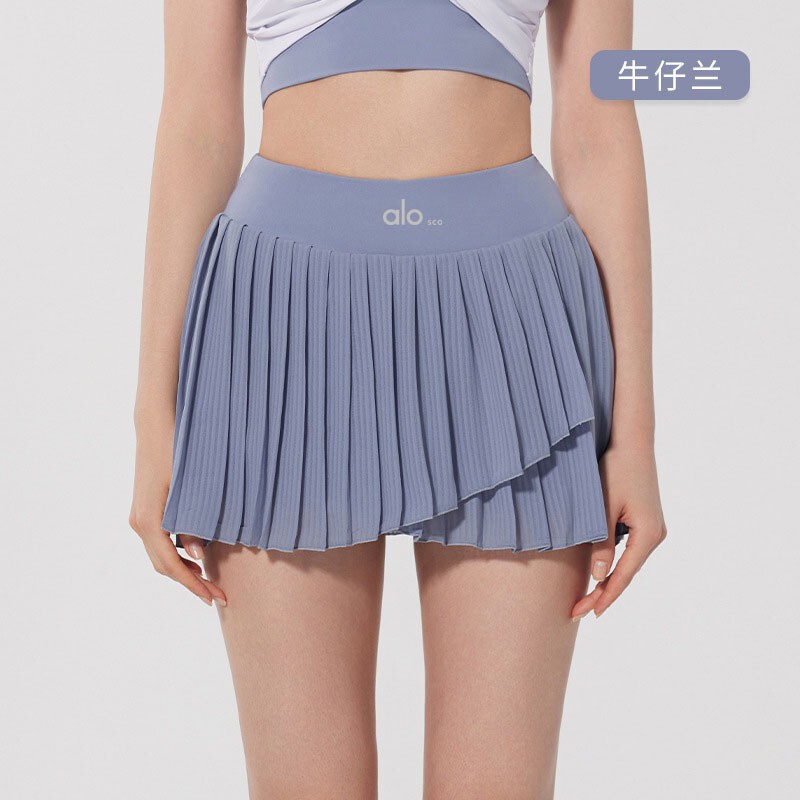 Losco's Beautiful Tennis Sports Suit for Women, Summer Thin Badminton Wear, Yoga Skirt, Running Quick-Drying Fitness Vest