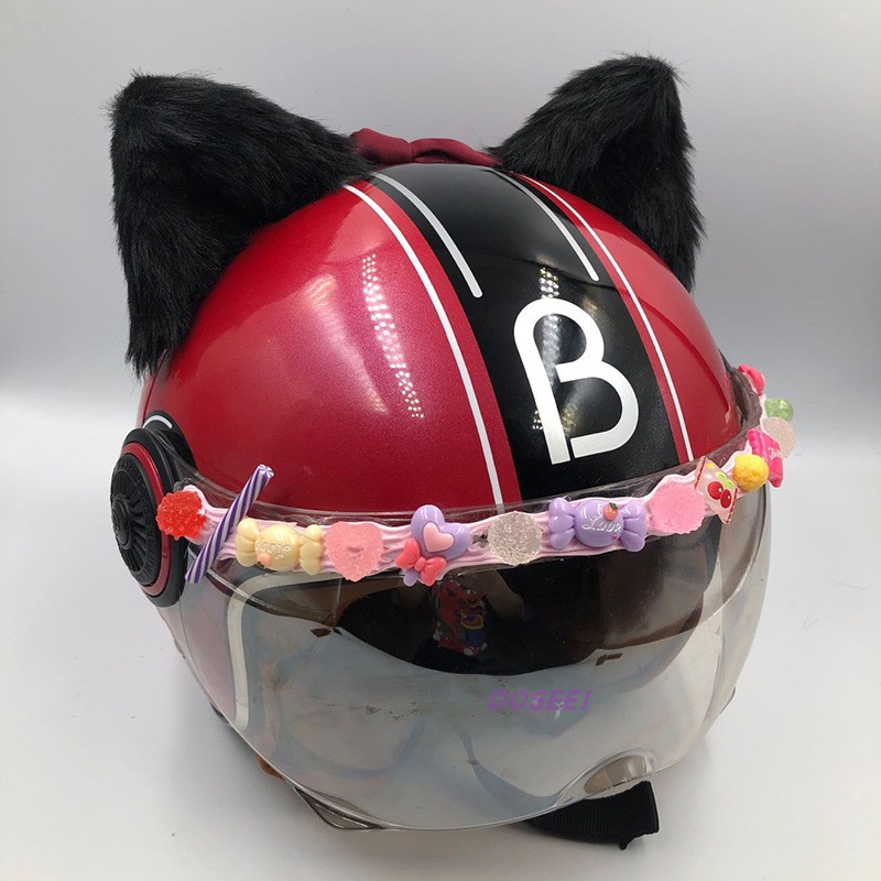 Motuoche – Dəbilqə (Kaska) aksesuarları Cat Ears Motorcycle - v-3