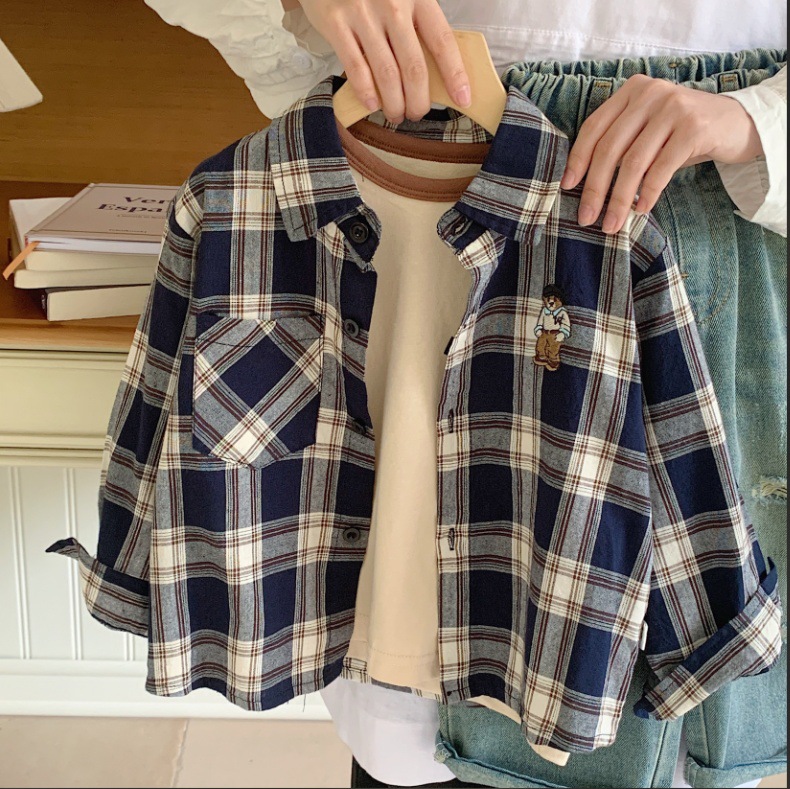 Autumn children's shirt for boys