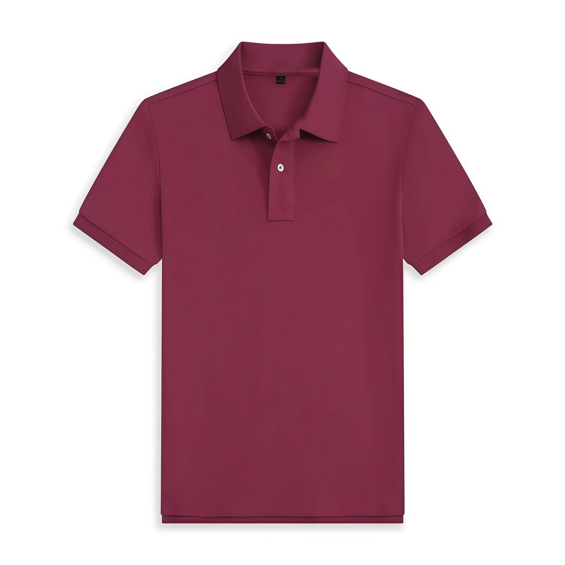 Camisa Polo de Manga Corta para Hombre de Poliéster, Transpirable para Verano