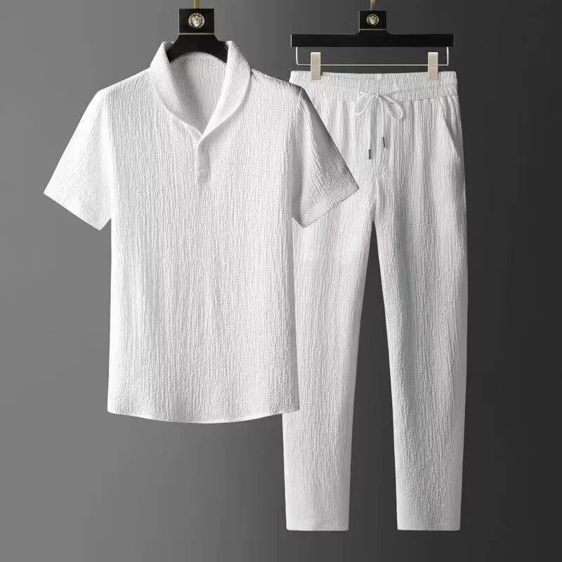 (Cross-border trading), silk shirt, jacket, set, high-quality style, plus size