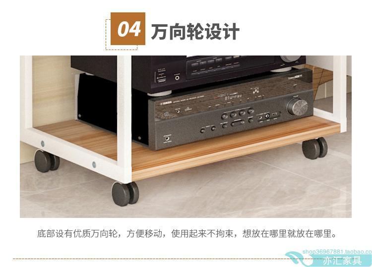 Power Amplifier Rack Audio Speaker Cabinet CD Gallbladder Hifi Equipment Multi-layer Movable Storage Bracket Foot Stand Cabinet