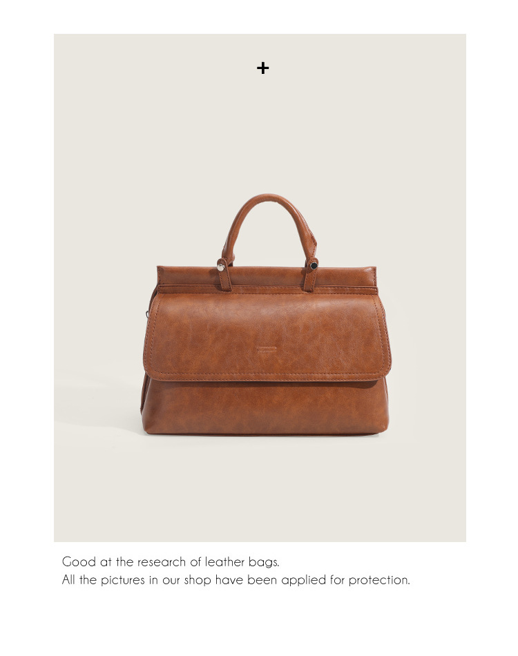 New Women's Bag Fashionable Versatile European and American Retro Foreign Trade Texture Versatile One Shoulder Crossbody Handheld Tote Bag_voghion.com