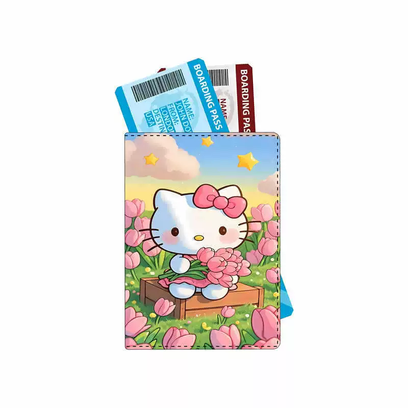 Sanrio, мультяшный универсальный портмоне-паспорт, чехол для путешествий, защитный чехол