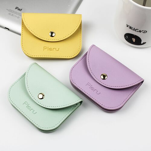 New Korean-style candy-colored card holder with multiple card slots, multi-functional student wallet, stylish cartoon certificate case for wholesale