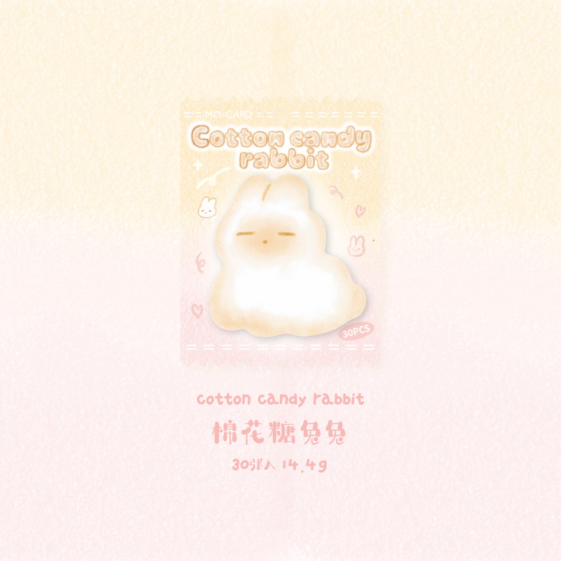 Mo tinta adorable pasta de post-it, serie de marshmallow suave, papel de notas para escribir, mensaje de los estudiantes en forma especial N veces pegatinas