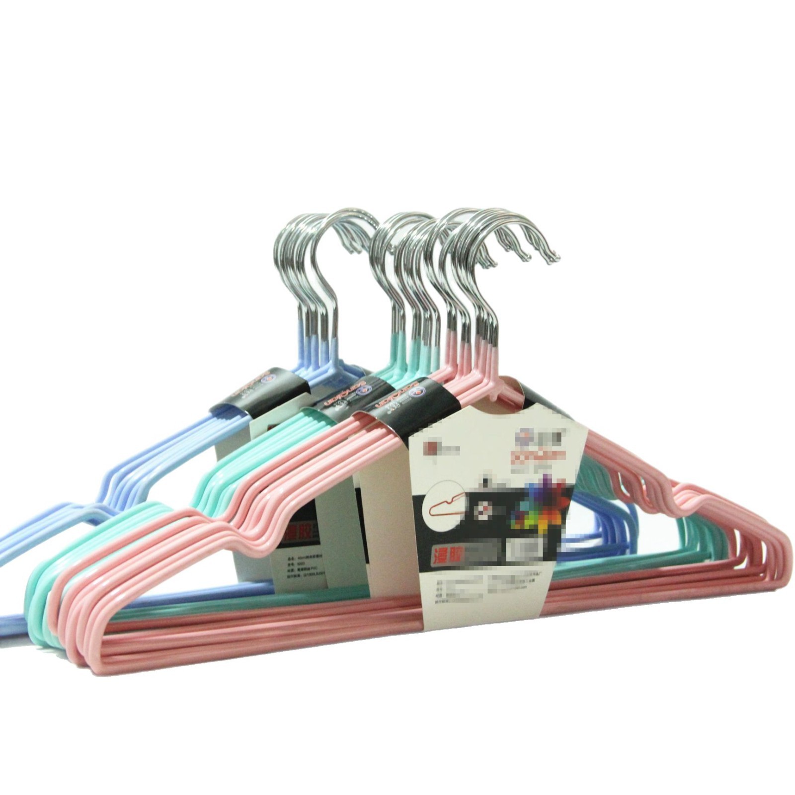 6003 percha de goma de acero antideslizante percha de ropa diez yuanes tienda de grandes almacenes al por mayor de 40cm percha de secado de ropa image 1