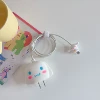 Little white dog (2 pieces of big head+small set)