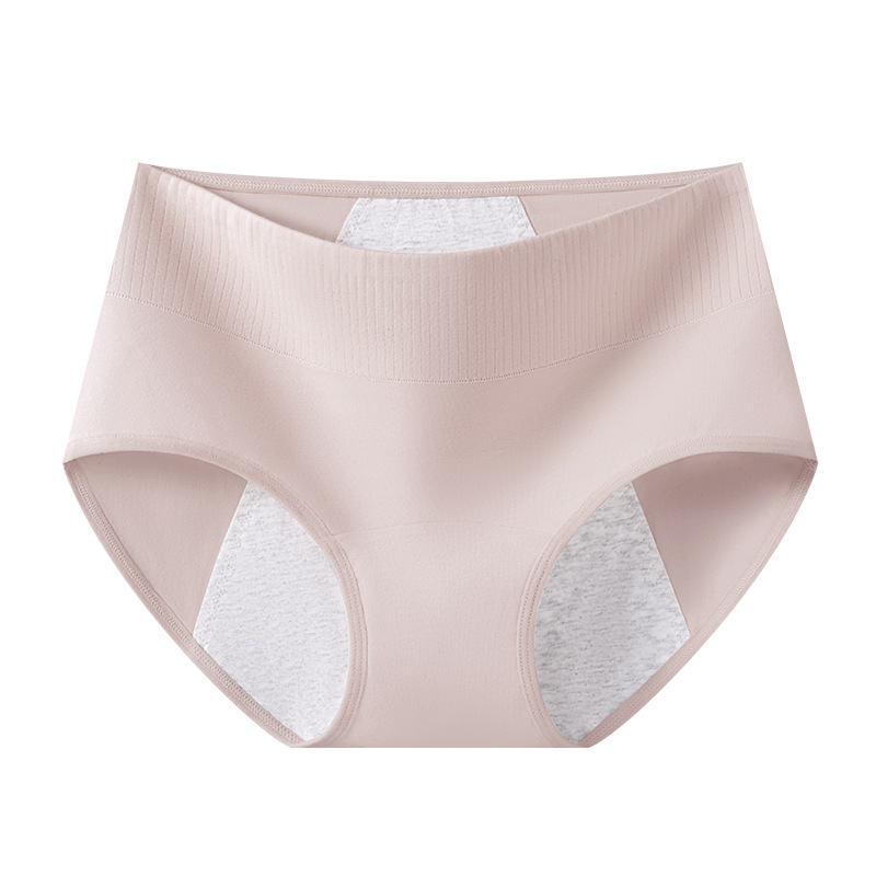 Calzoncillos de algodón de período menstrual 10A entrepierna antibacteriana entrepierna de algodón tía período menstrual ensanchamiento a prueba de fugas calzoncillos de mujer