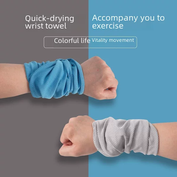 Outdoor sports wrist towel running climbing sweat towel fitness basketball sweat absorbent comfortable breathable cold feeling cold wrist towel