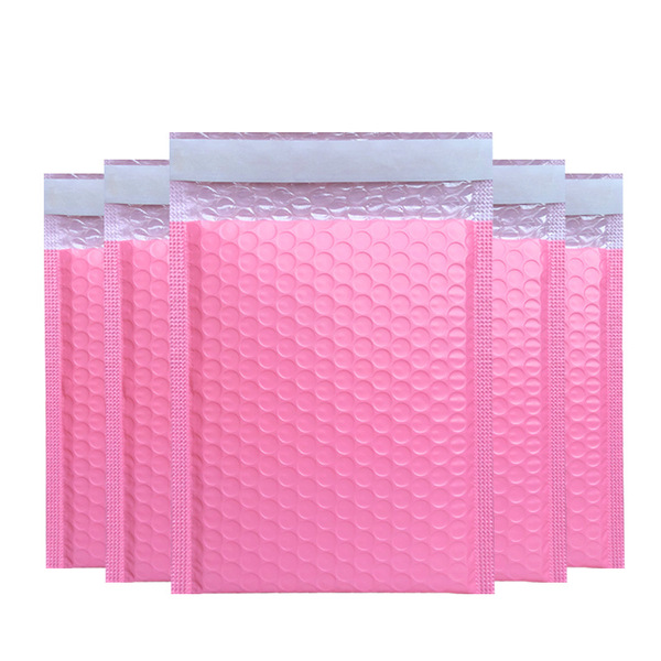 Color bubble bag naked pink co -squeezed film bubble envelope…