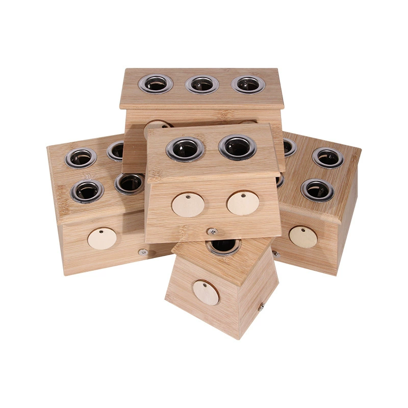 Bamboo moxibustion box, universal wooden moxibustion jar, household moxibustion box, soles of foot moxibustion shoes, moxibustion equipment