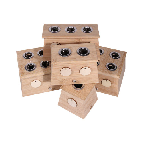 Bamboo moxibustion box, whole body universal wooden moxibustion jar, moxibustion box, portable moxibustion household moxibustion tool, moxibustion instrument