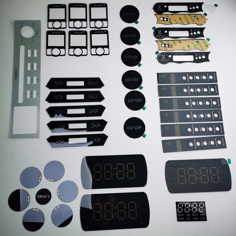 直销电器铭板镜片加硬PC防刮花耐磨亚克力视窗面板 PVC鼓包片