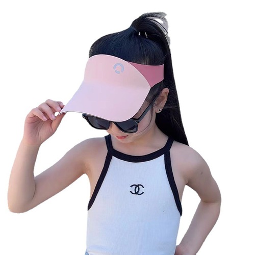 Children's sporty sun hat for boys and girls, summer breathable ultra-light sun hat, empty top hat, UV outdoor sun hat