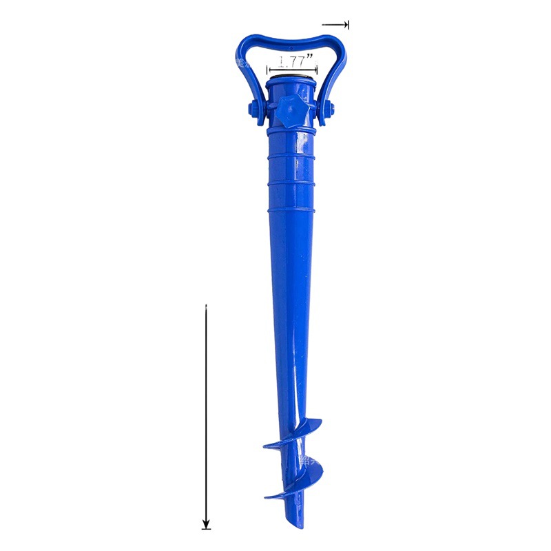 Base de sombrilla de playa de 45 cm – plástico, espiral, para arena, stock de fábrica al por mayor image 1