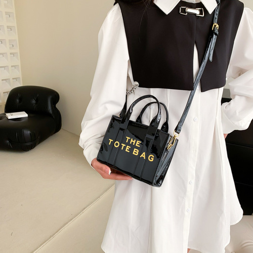 New Cross-Border Tote Bag Women's Bag Small Korean Letter Shoulder Crossbody Bag The Tote Bag Fashion Handbag