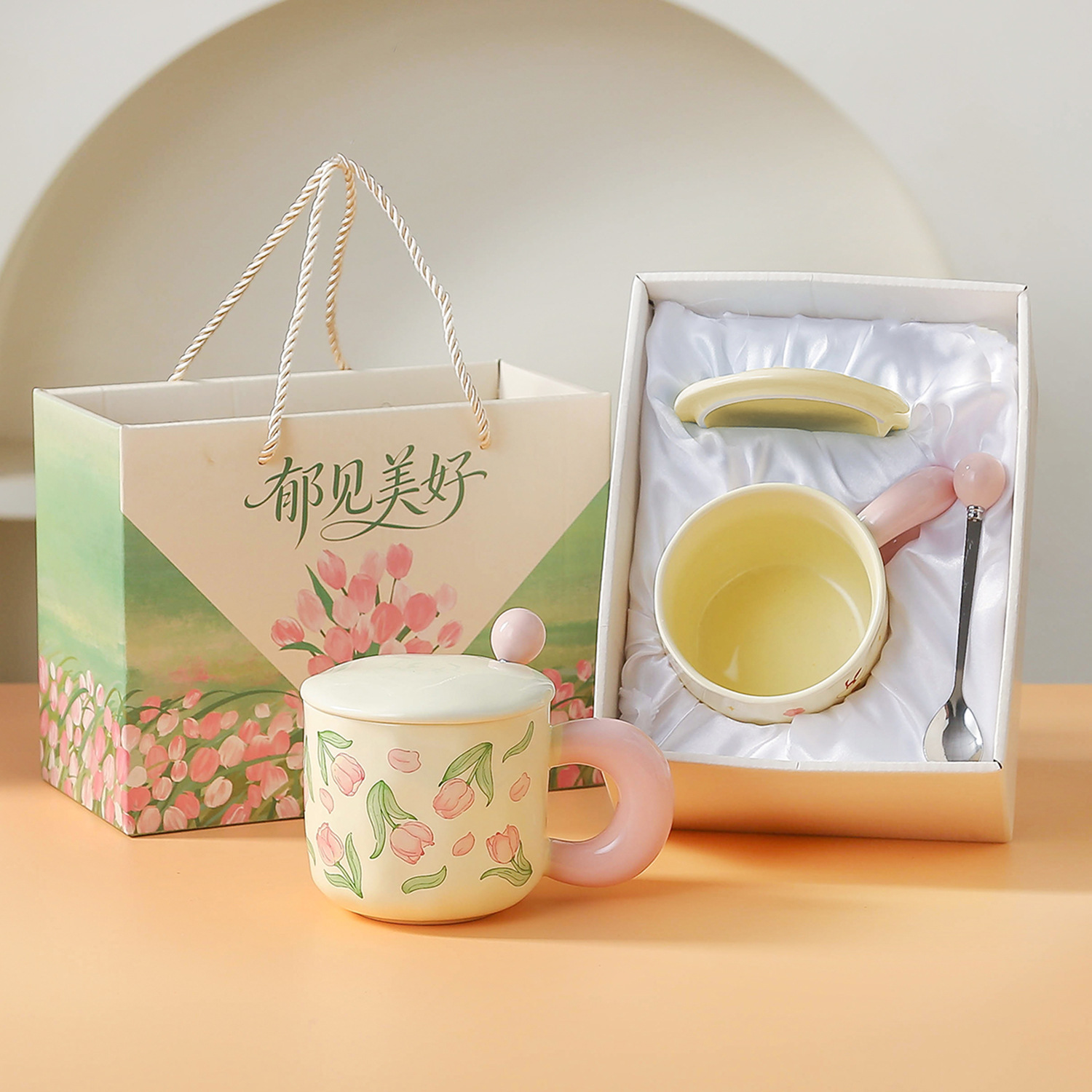 Día de San Valentín regalos de cerámica tazas de regalo de alta calidad tazas de regalo prácticas para abrir compras empresariales image 11