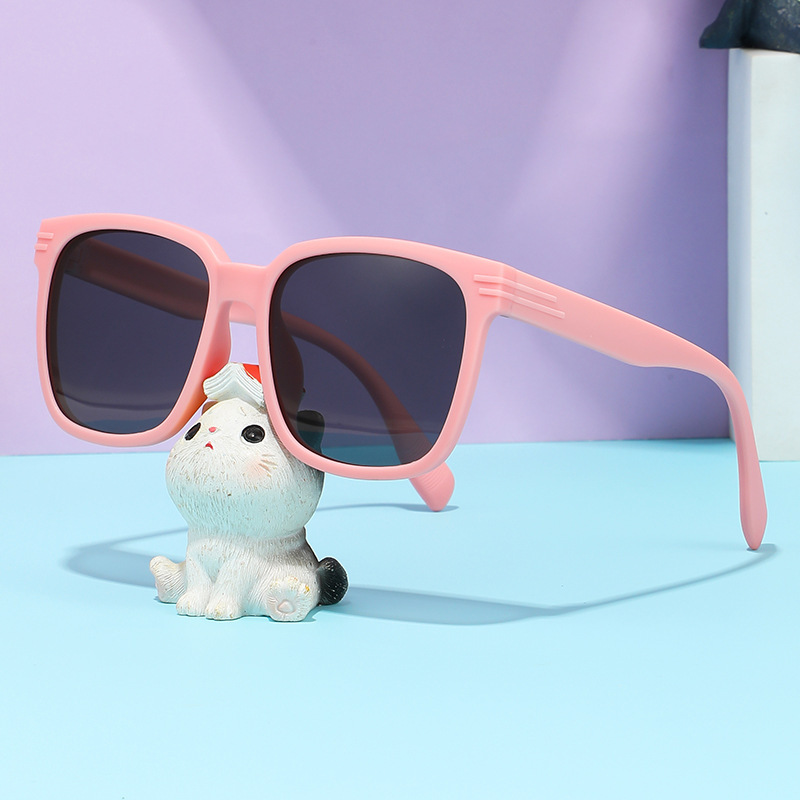 Moda gafas para niños cool in gafas de sol anti-UV bebé ultra ligero para niños de verano gafas de sol para niñas