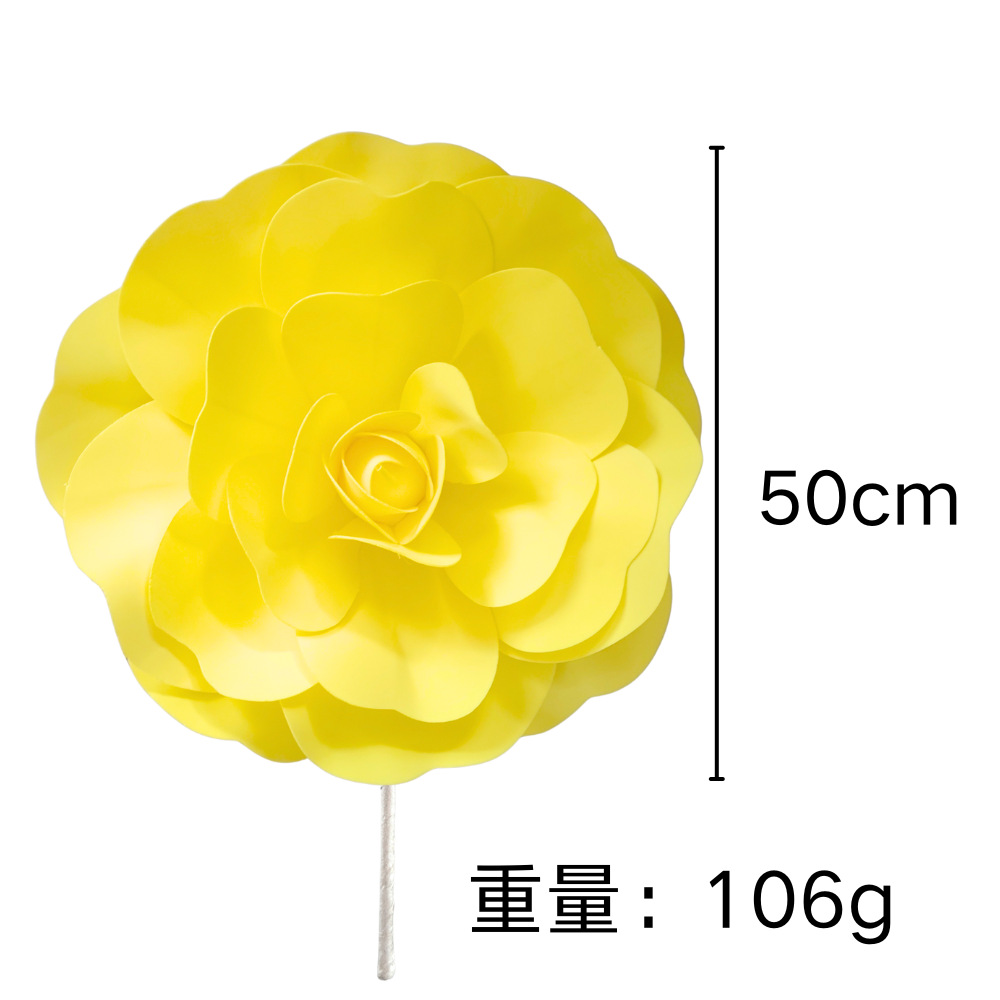 Red de celebridades, rosa amarilla, ratán, pared de flores, simulación, fotografía de fotos de bodas, decoración de fotos, flores de ratán, arte floral al aire libre