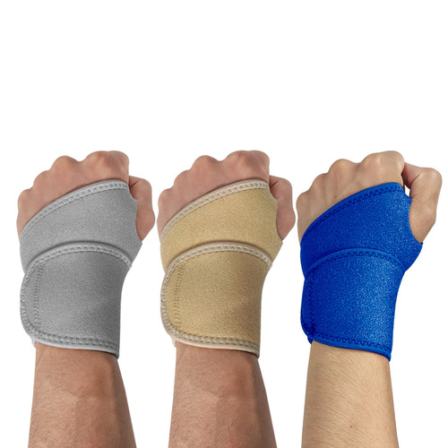 Sports basketball pressurized wrist support fitness wrap strap wrist bandage sweat-absorbent breathable weightlifting barbell wrist strap