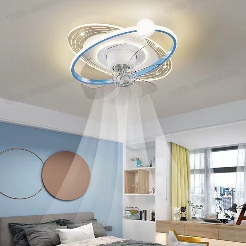 Guangdong Zhongshan Ceiling Lamp Bedroom Fan Lamp 2023 New Integrated Silent 360 Shaking Head led Restaurant Ceiling Fan Lamp