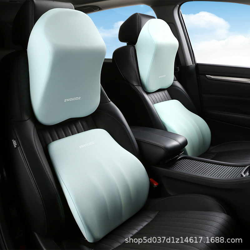 Car Headrest, Office Neck Pillow, Shoulder Pillow, Memory Foam Neck Cone, Universal Headrest, Car Lumbar Support Pillow, Cross-Border Supply