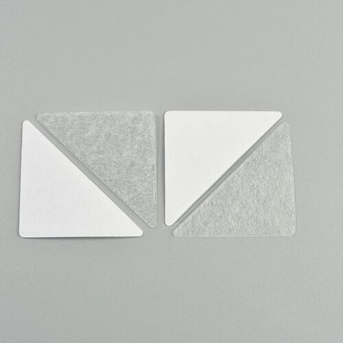Collar sticker, collar sticker, fixed shirt collar, white shirt styling sticker, triangle sticker, disposable, non-curling, non-warping