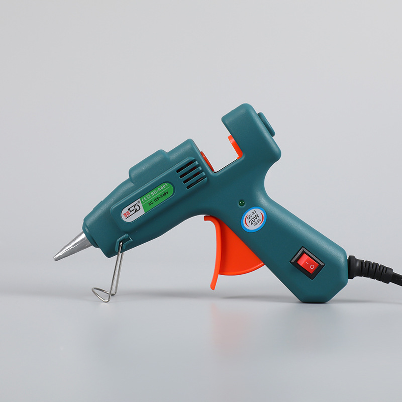 7mm hot melt glue gun DIY handmade small glue gun portable small size glue gun aluminum glue outlet 1.8mm glue gun